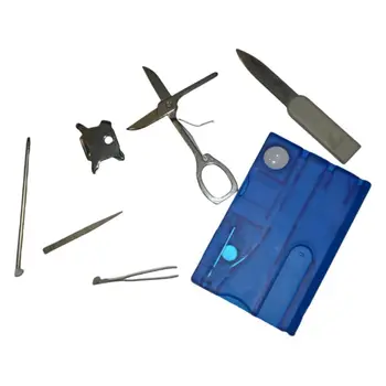 戶外緊急工具多功能瑞士卡,方便露營的多功能求生工具卡 10 最佳銷售 生存多功能工具 - №5