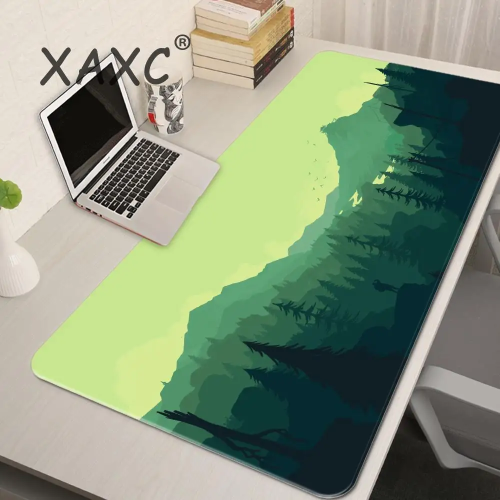 

Коврик для мыши Green Forest, игровой коврик XXL, большой коврик для клавиатуры, настольный коврик, коврики для мыши для компьютера и ноутбука