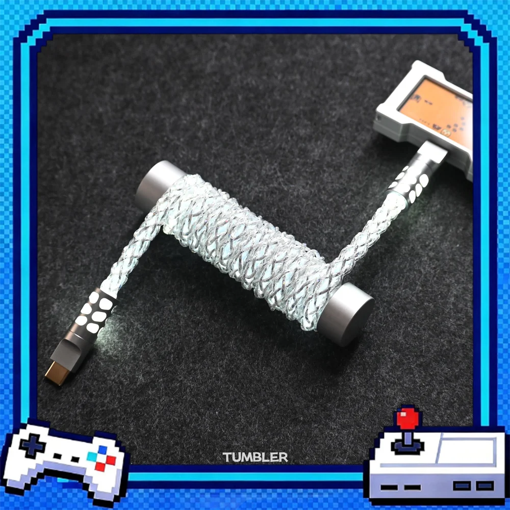 Tumbler Studio HUB 8K Full Lighting Mechanical Keyboard Aviator Cable Short Hub Cable for Magnetic Switch Keyboard Gaming Setup