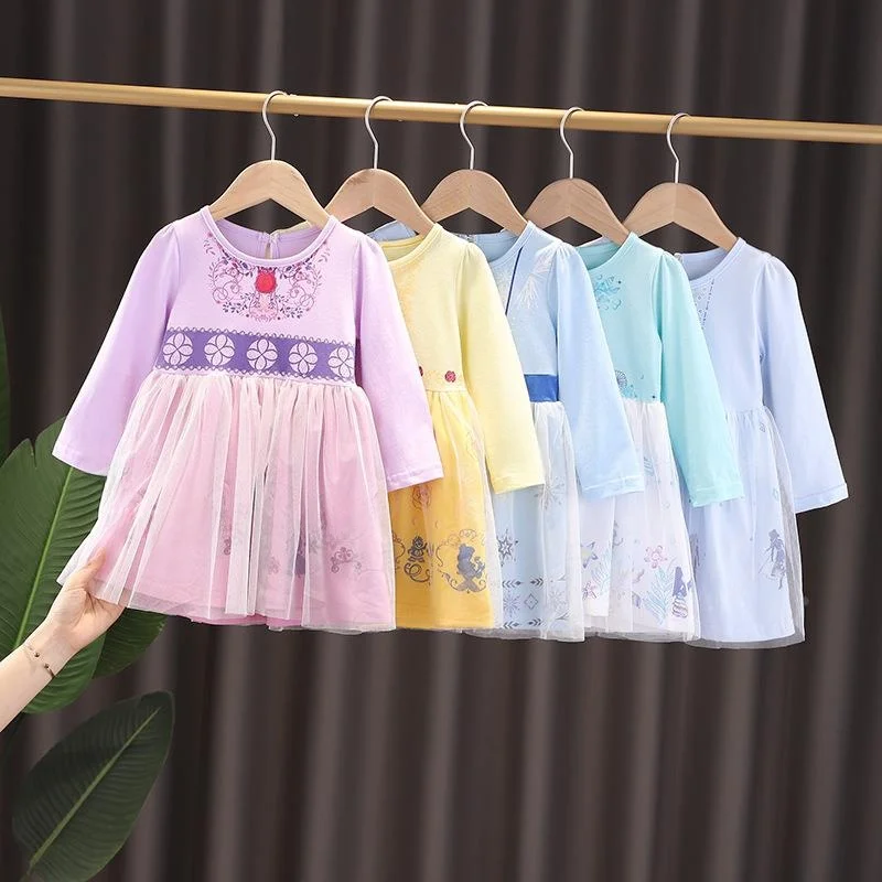 

Children's Long Sve Princ Dr loween Costume Fem Kids Clothing New Sle Spring Autumn Seasonal Faion Dr