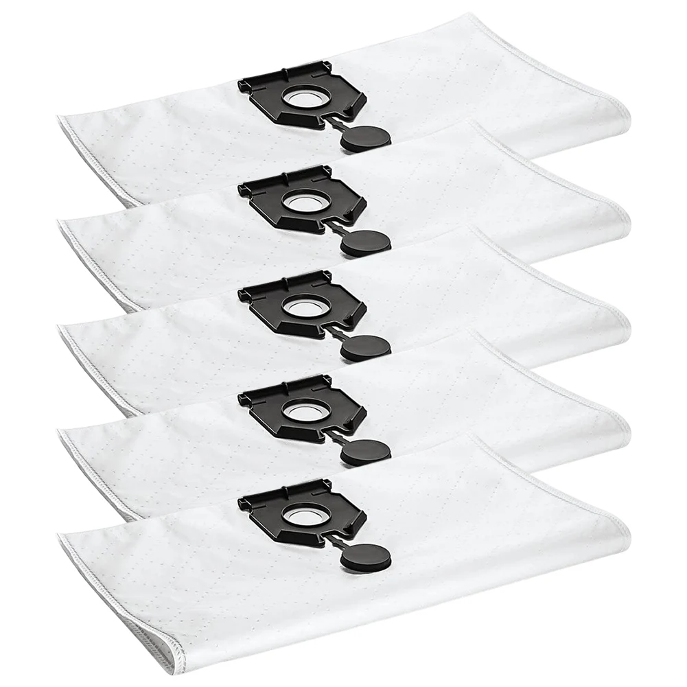 5Pcs Vacuum Cleaner Dust Bags For Karcher 2.889-154.0 NT 30/1 30 L 30L NT 30/1 Ap Te L、NT 30/1 Ap L、30L EU2613 Vacuum Cleaner