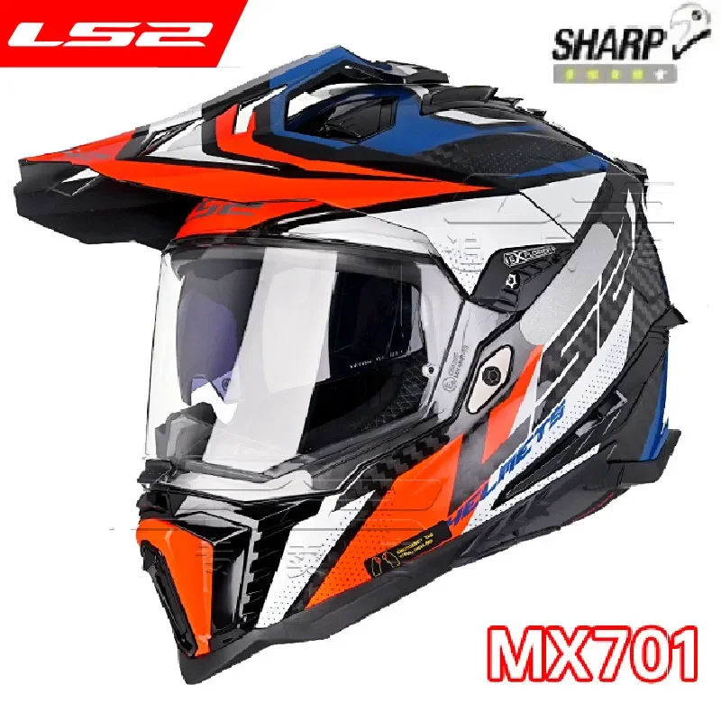 

LS2 MX701 6K Carbon Fibre Motorcycle Helmet Men Full face Racing Off-road Helmet Cascos Para Moto Capacete Casco Moto DOT