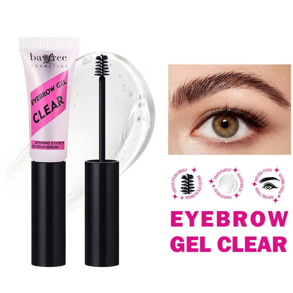 Eyebrow Styling Gel Brows Wax Waterproof Long-Lasting 3D Makeup Feathery Wild Shaping Eyebrow Gel Brow To Styling Wear Easy X2E5