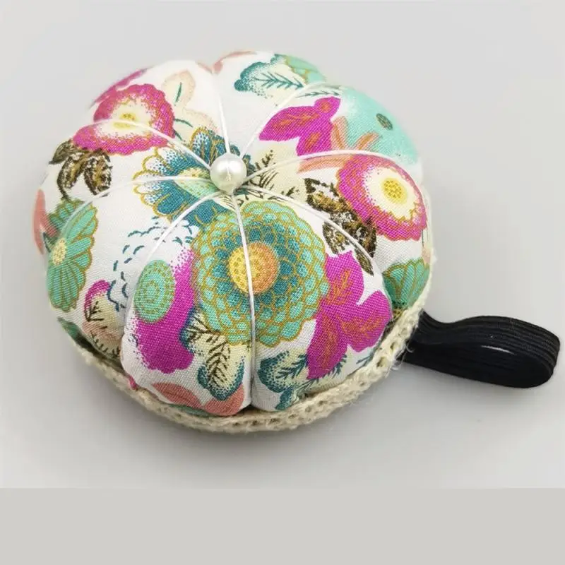 2PCS Wrist Printing Pin Bag Convenient Storage Exquisite Portable Sewing Tool Sewing Kit Healthy Retro Pin Cushion