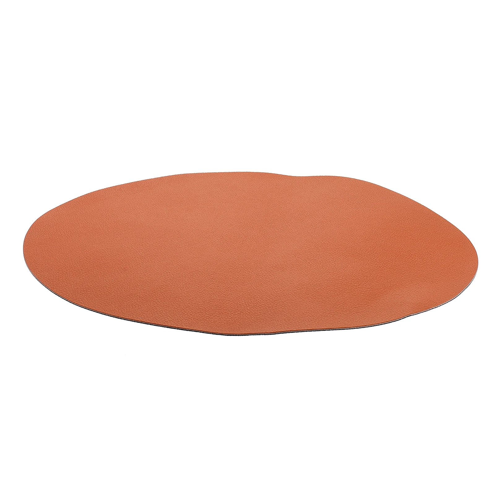 

Insulation Pad 38cm Heat-resistant Placemat Black Brown PU Waterproof Anti-skid Dining Table Food Bowl Mat Home Decor