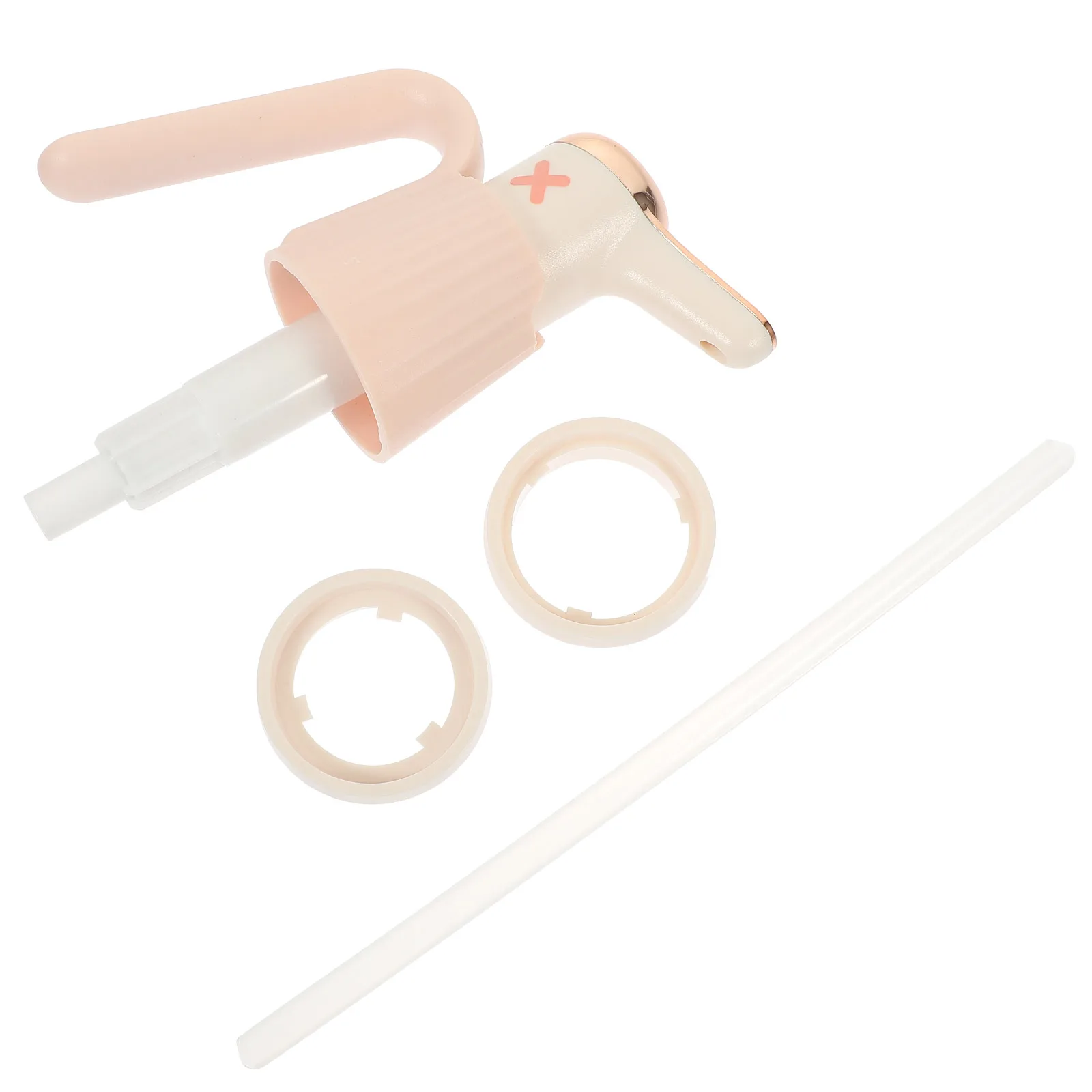 

Cooking Oil Bottle Pump Head Sauce Dispenser Nozzle Ketchup Pump Adjustable Hose Length Quantitative Extrusion Safe Healthy