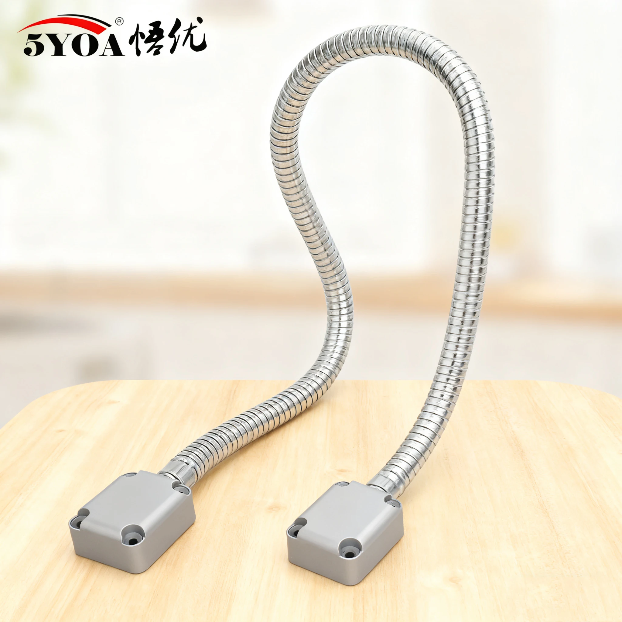 5YOA Stainless Steel Door Exposed Mounting Protection Loop Electric Cable Line for Control Lock Installation