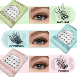 EASITENSION DIY Clusters Eyelash Extensions Manga Individual False Lashes Reusable Comfortable Cosmetics Makeup Free Shipping