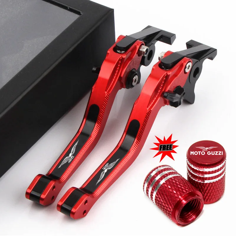 For Moto guzzi BREVA 1100 2006-2012 3D CNC Adjustable Motorcycle Brake Clutch Levers Motorbike Brake Lever Accessories Grips