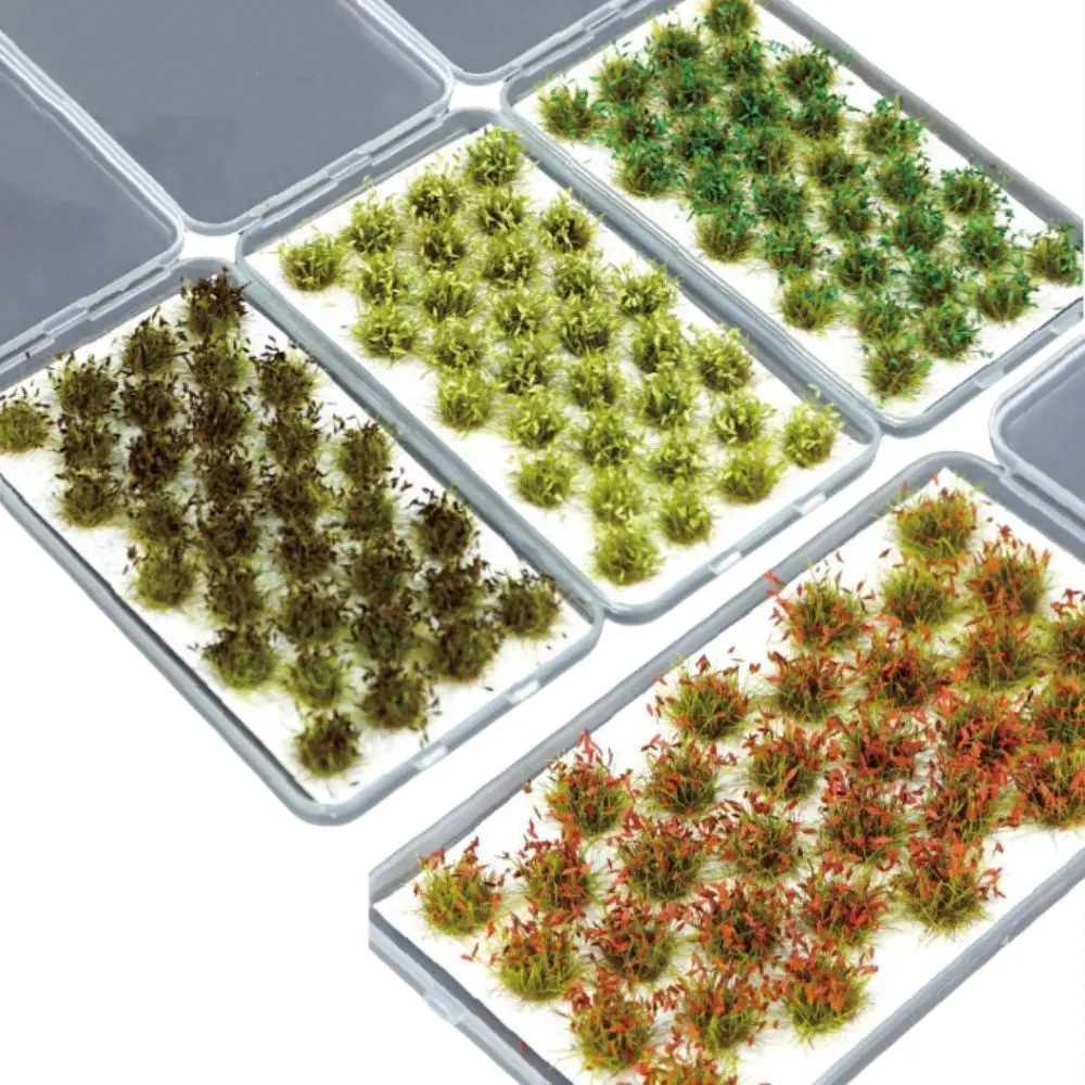 

Sharp Leafed Grass Clusters Model Simulation Model Making Miniature Grass Bushes Railway Train Artificial Grass