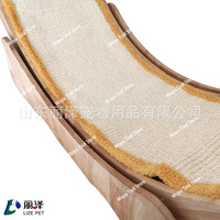 Wooden pet treadmill Silent roller Circulating track with grab blanket Universal for cats