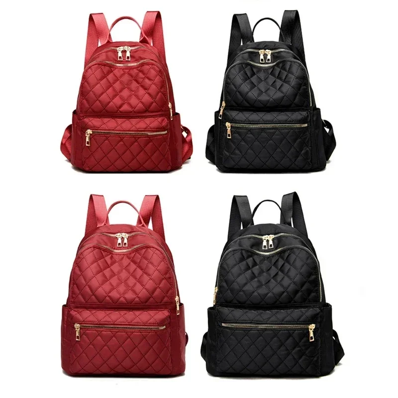 Multiple Pockets Backpack Women Oxford Backpack Large-capacity School Bag Waterproof Business Travel Bag Casual Sports Handbags