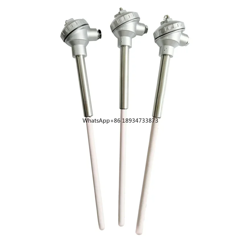 Type S/B/R Ceramic Kiln Thermocouple With Aluminous Porcelain Shead High Temperature 0-1600C