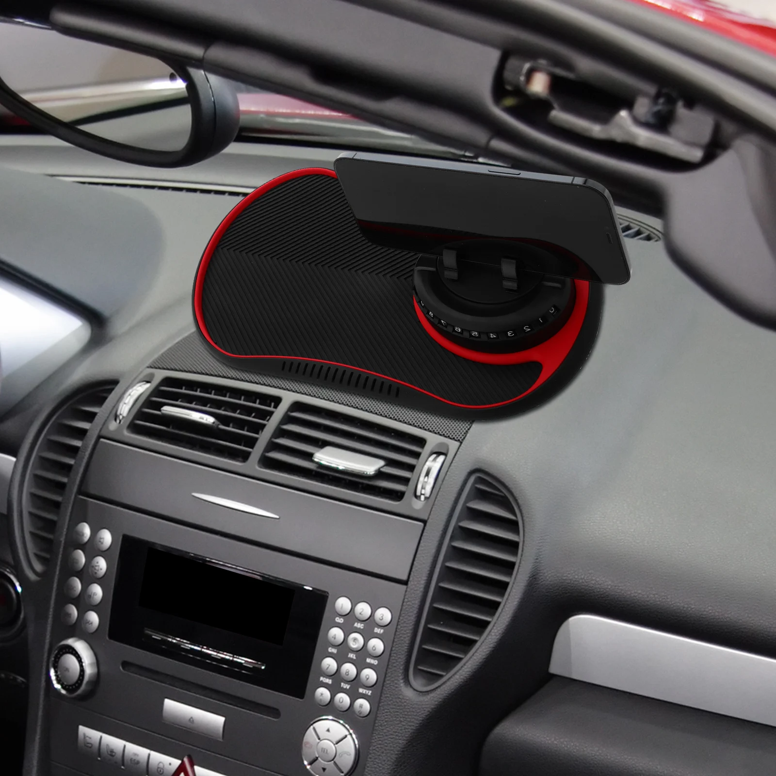 

Car Anti slip Dashboard Mat PVC Soft Durable Phone Holder Adjustable Angle Dashboard Accessories Vehicle ganizer Car Interior