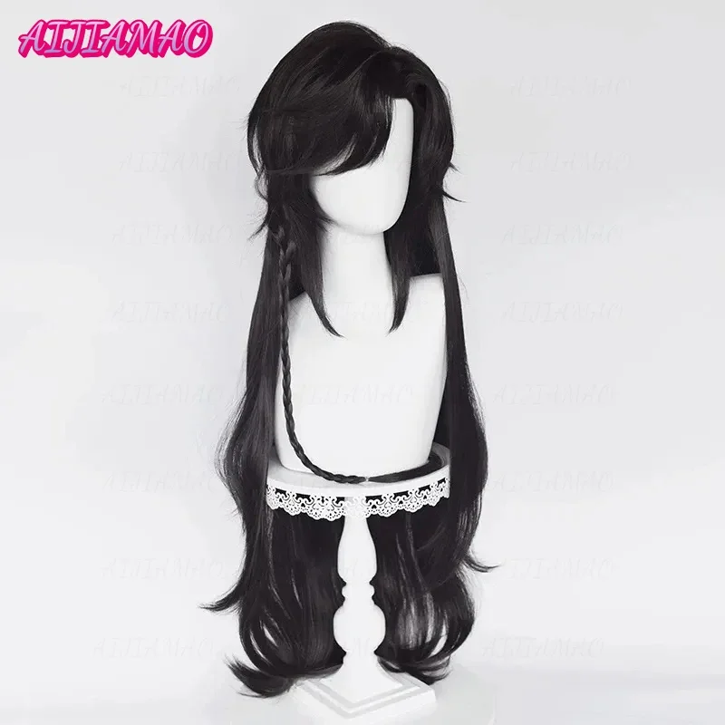 Hua Cheng San Lang cosplay wig heaven officcials cosplay Tian Guan Fu wig black heat resistant synthetic hair wigs wigs