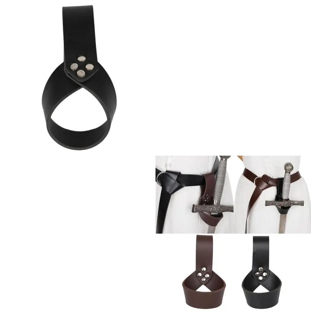 

Q39E 1 Piece Scabbard Holder Daggers Rapier Scabbard for Men Party Cosplays