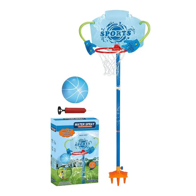 

Water Splashing Toy Water Spray Summer Sprinkler Outdoor Toys 46 Nozzles Dynamic Play Splashing Toys with 360-Degree Rotation