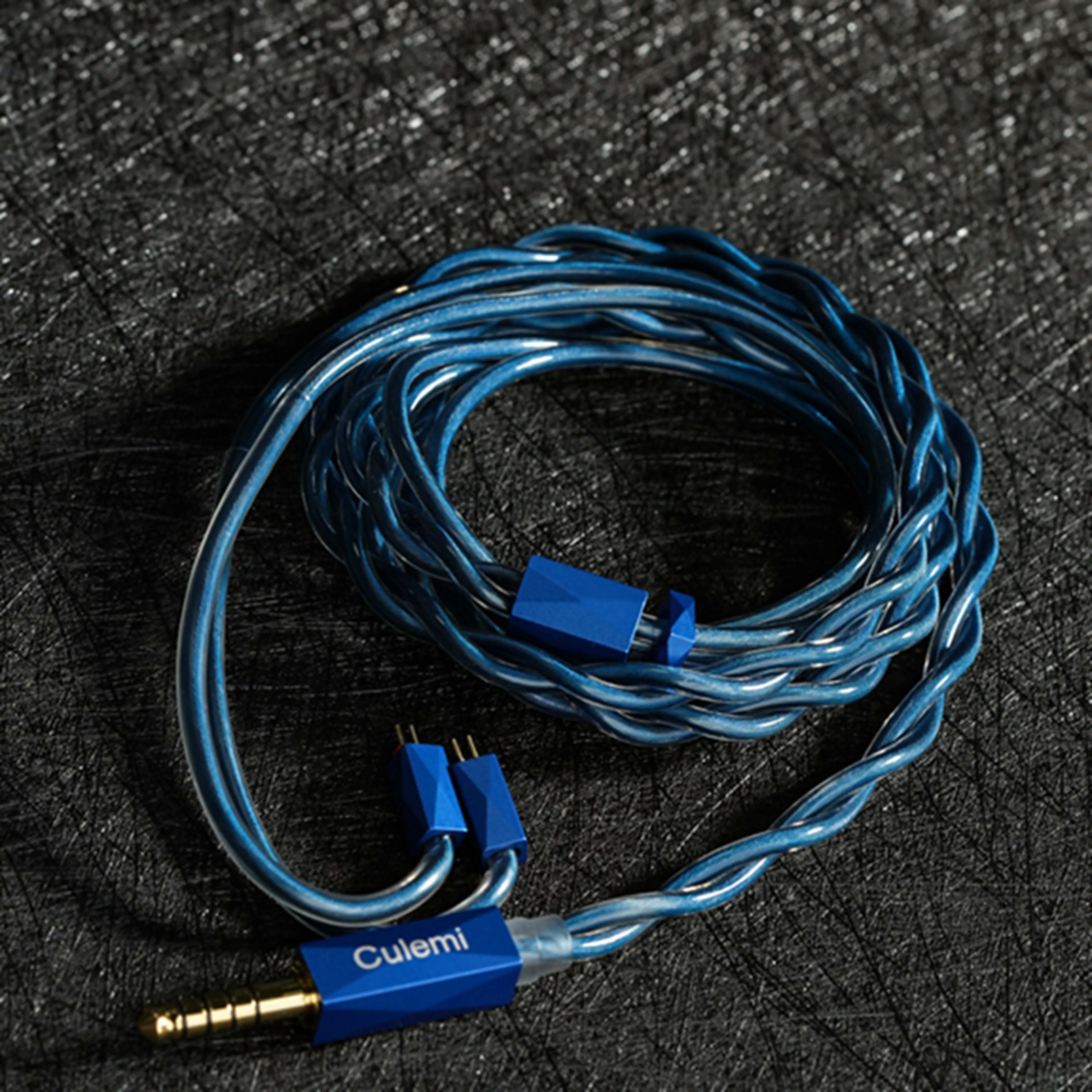 Culemi-06 High Conductivity 7N OCC +Graphene Palladium Plating Balance Cable 3.5/2.5/4.4mm MMCX/0.78 2Pin IEM Earphone Cable