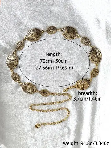 10 best sales कमर चेन बेल्ट - №6