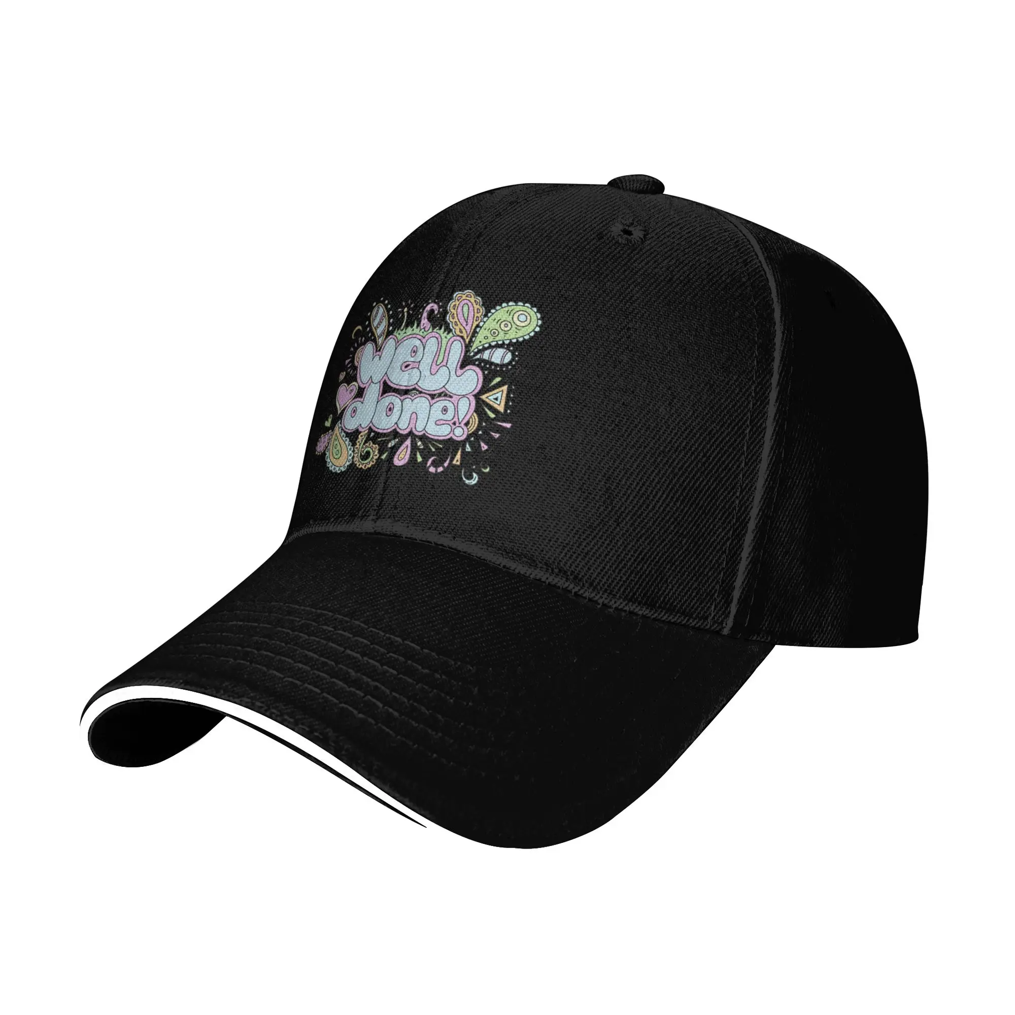 Well done doodle (Colourful) Gift For Children Men Women A Baseball Cap Hat