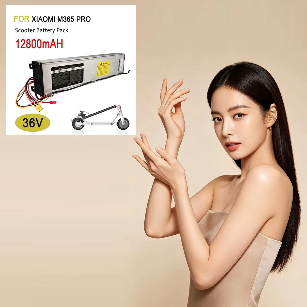 🐍 100% Original Battery 12800mAH 36V for Xiaomi m365 Pro Scooter Special Battery Pack