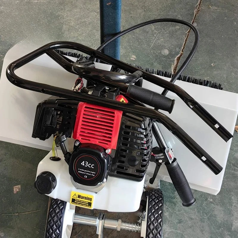 

【HOT】Green Tower Artificial Turf Brush Road Economic Powered Snow Power Broom Dust Cleaner Road Sweeper Machine