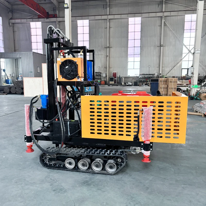 Customized Diesel Hydraulic Water Well Drilling Machine 22HP Portable 180m Borehole Drilling Rig for Water Supply