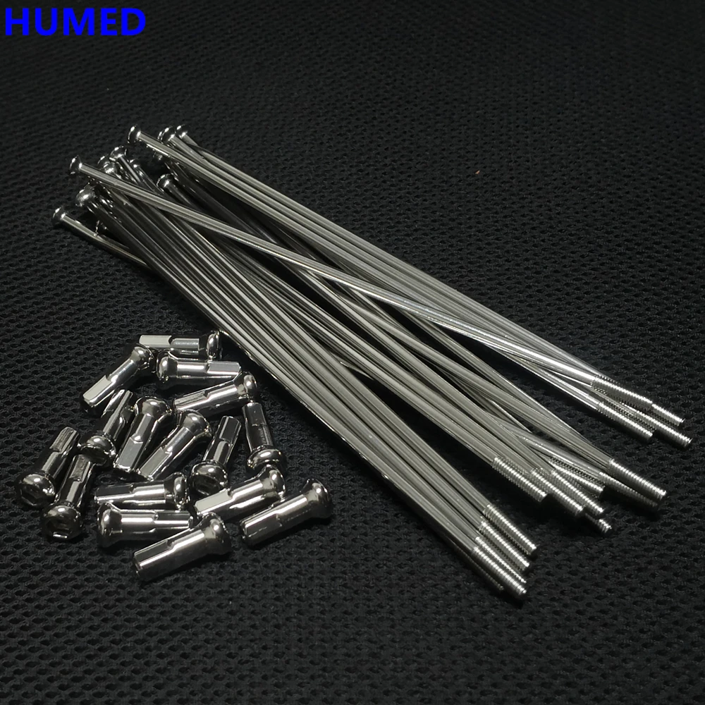 

36Pcs/lot 17/18/19/21inch Motorcycle Spoke Kit 304Stainless Steel Wheel spokes Nipples Off-road Pit Dirt Bike Part