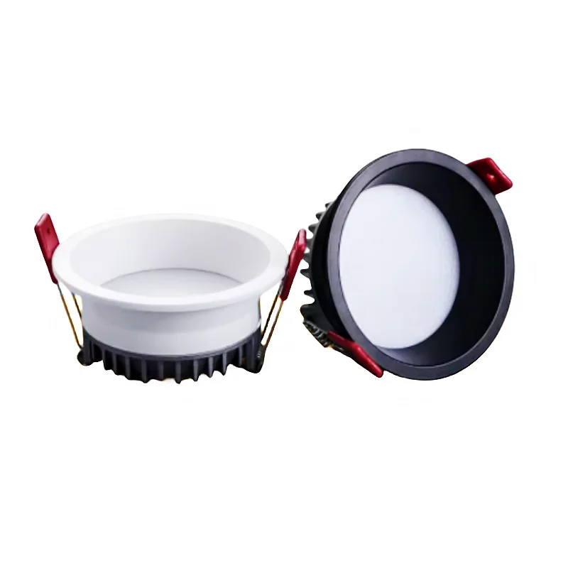 Embedded narrow LED downlight anti-glare no main light living room supermarket LED light AC85-265V indoor lighting