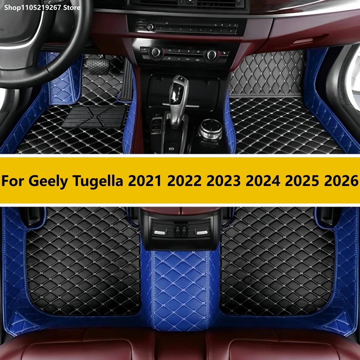 

Car Floor Mats For Geely Tugella 2021 2022 2023 2024 2025 2026 Carpets Leather Mat Durable Rugs Anti Dirty Pad Set