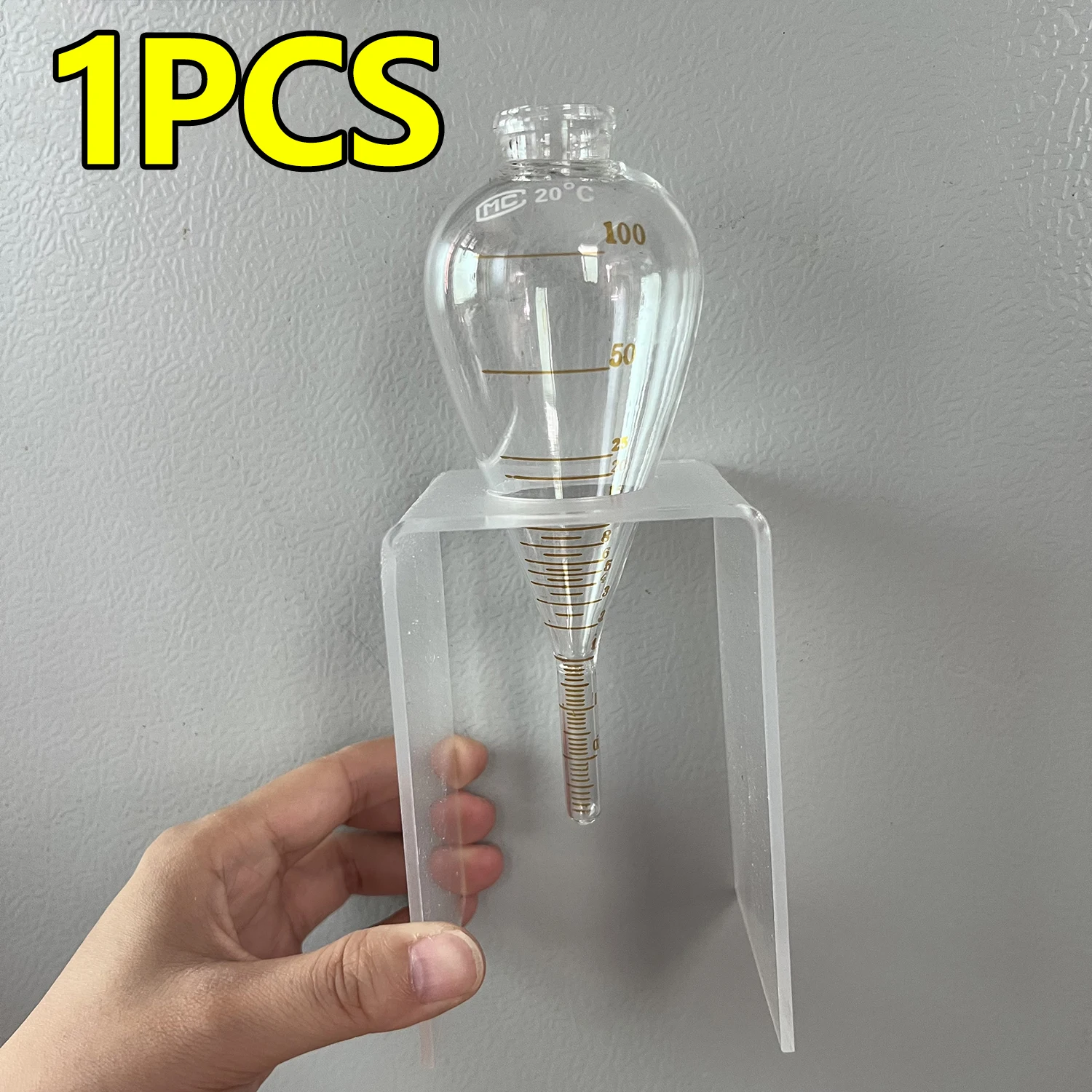 

Magnetic suspension concentration test tube, pear-shaped bottle centrifugal test tube holder, tail tube graduation 0.1/0.05ml