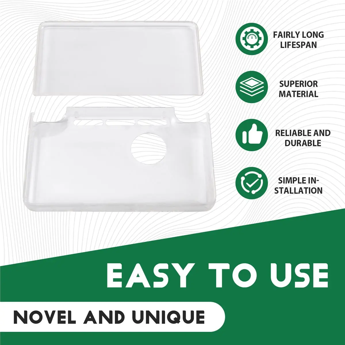 

Новый прозрачный защитный чехол из ТПУ для портативной игровой консоли с двумя экранами, модель 2026 года