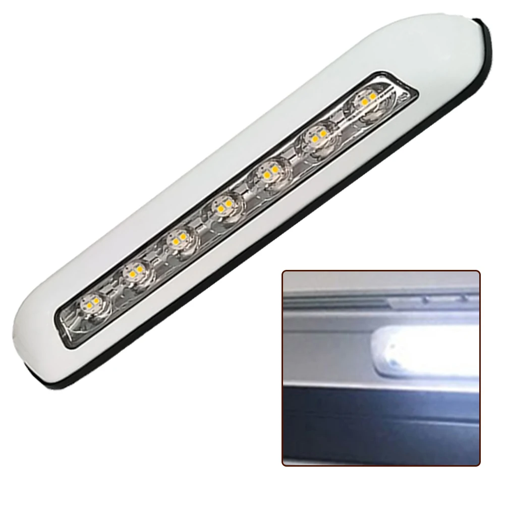 12V RV LED Awning Porch Light Waterproof Motorhome Caravan Interior Wall Lamps Light Bar For RV, Camper， Trailer, Ship