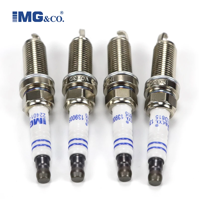 IMG Brand 4pcs Iridium Spark Plug 22401-ED815 For Nissan Micra March Note Tiida X-Trail Cube LZKAR6AP-11,DILZKAR6A11,FXE20HE11