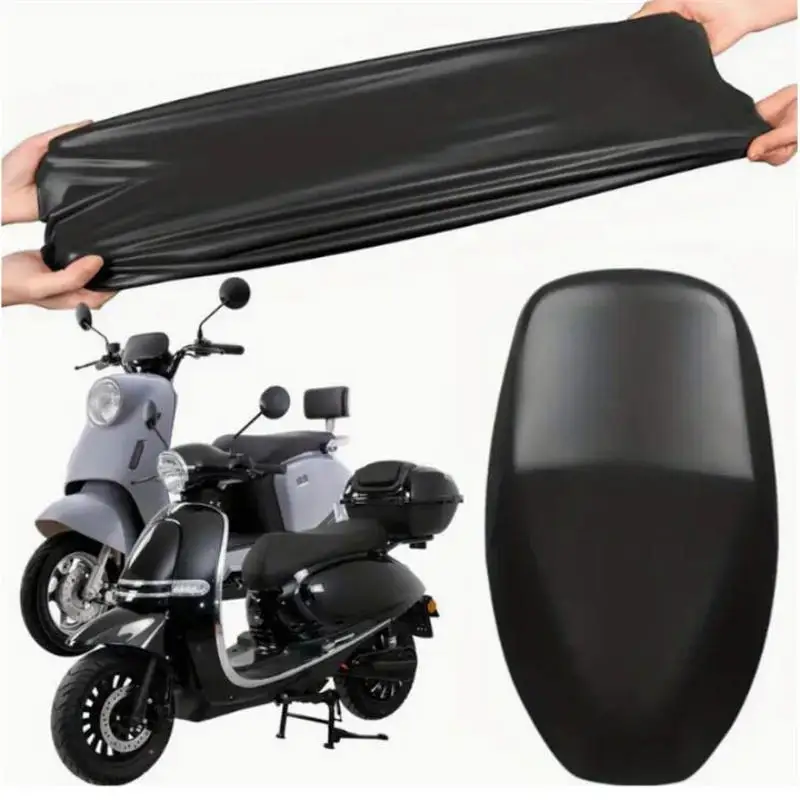 

Motorcycle Seat Cover Motorcycle Accessories Elastic PU Leather Motorbike Seat Protector Cushion Waterproof Sunscreen Seat Cover