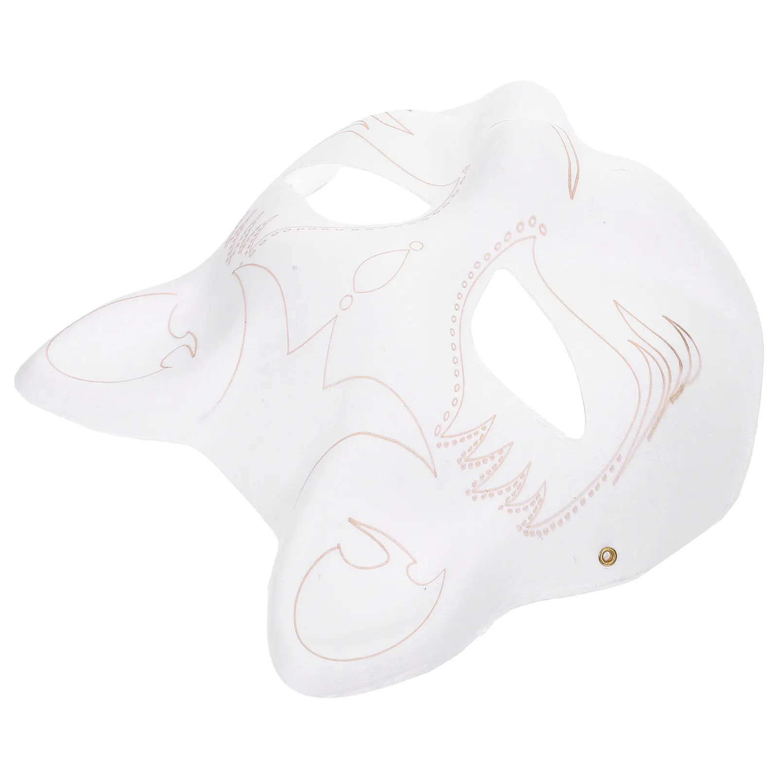 DIY Masquerade Mask Paper Material Blank DIY Masks for Cosplay Party Costume Accessories Paintable Paper Masks