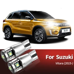 2PCS For Suzuki Vitara Accessories 2015 2016 2017 2018 2019 2020 LED Parking Light T10 W5W Clearance Lamp