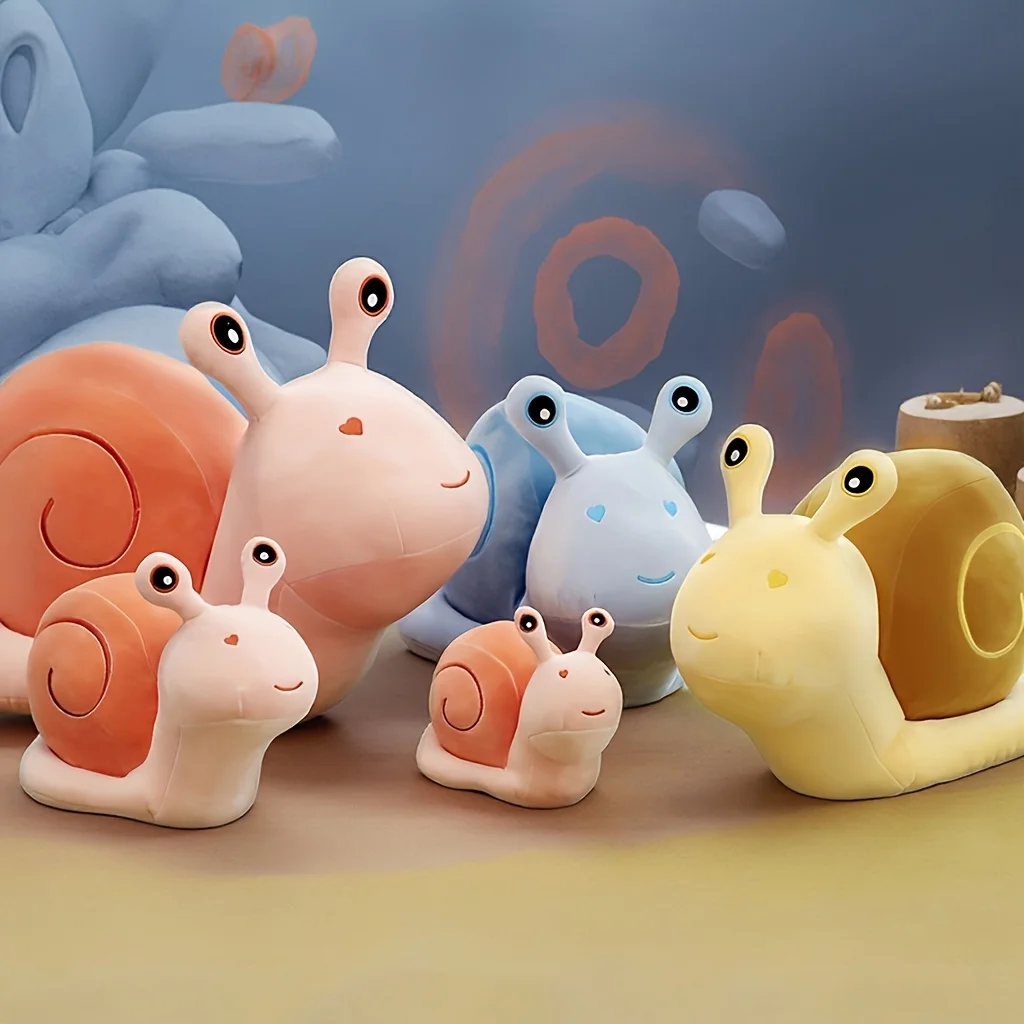 1pcs Multi colored Snail Plush Puppet Plush Toy Snail Doll Sofa Pillow Pillow Pillow Home Decoration Living Room Decoration Bedr