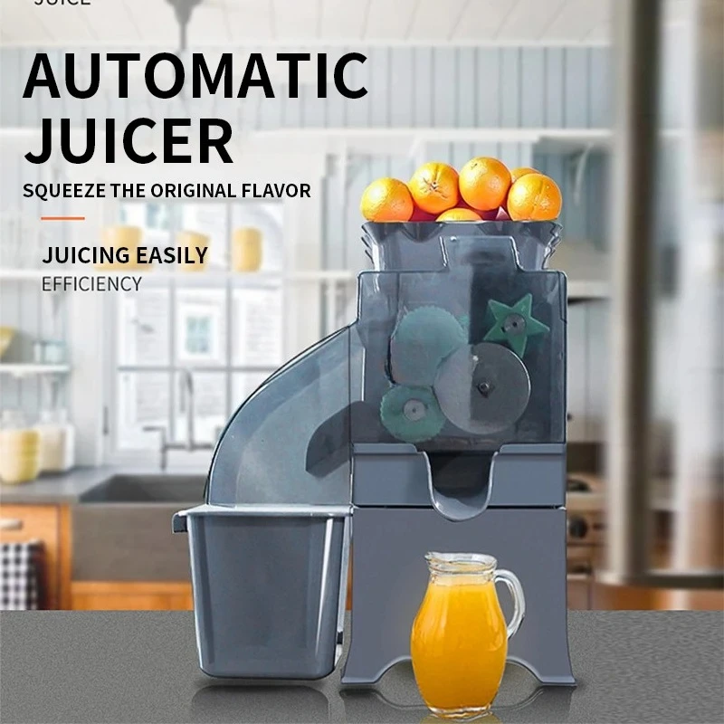 110/220V Commercial Lemon Kumquat Juicer Fully Automatic Juicer 100W Multifunctional Fruit Juice 1000C-1 Automatic Residue Juice