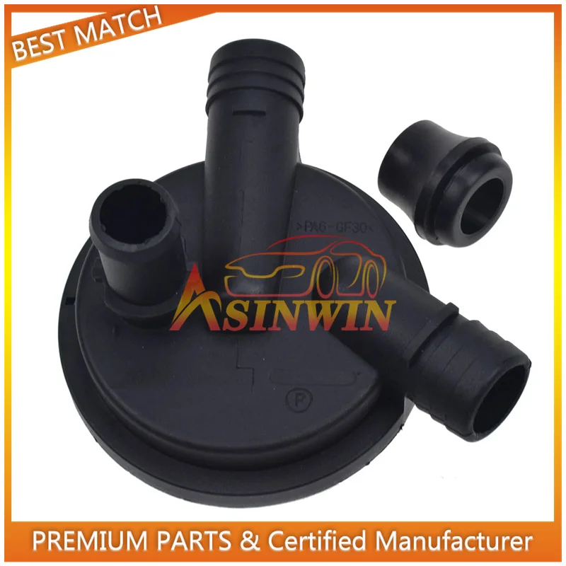 

028103500 Black Crankcase Vent Valve For VW Beetle Jetta Polo 1.9 TDI Golf MK4 Audi A3 038103493P Car Accessories