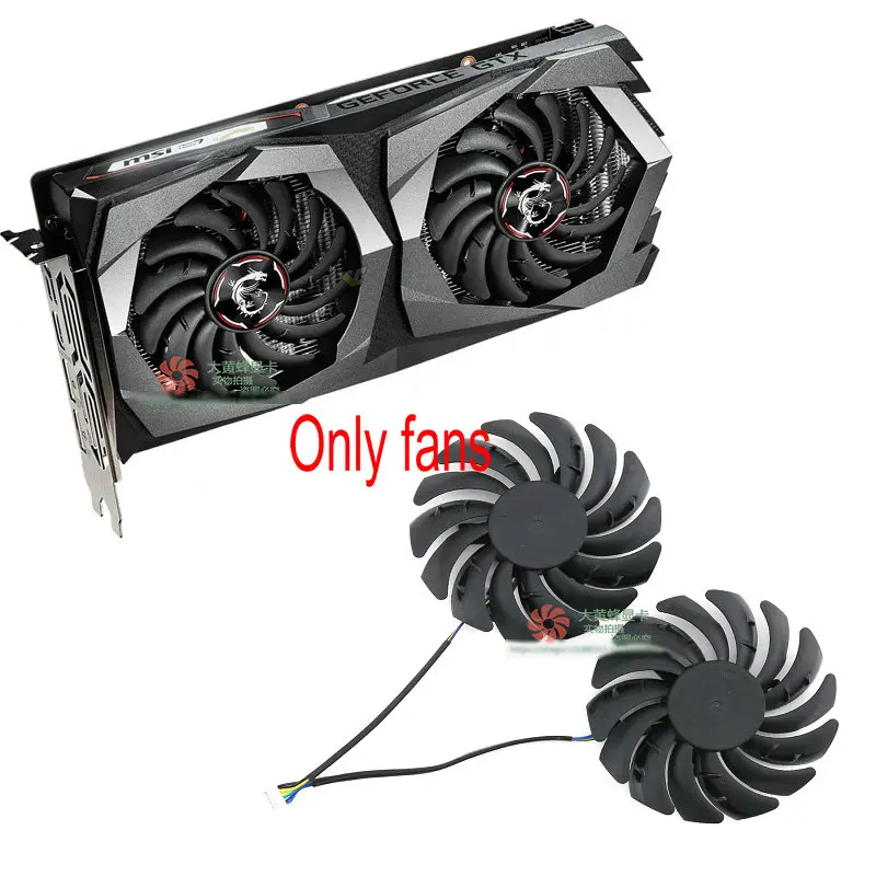 

Original Graphics Cards Cooling Fan for MSI GTX1660ti GTX1660 GTX1650S GAMING X PLD09210S12HH