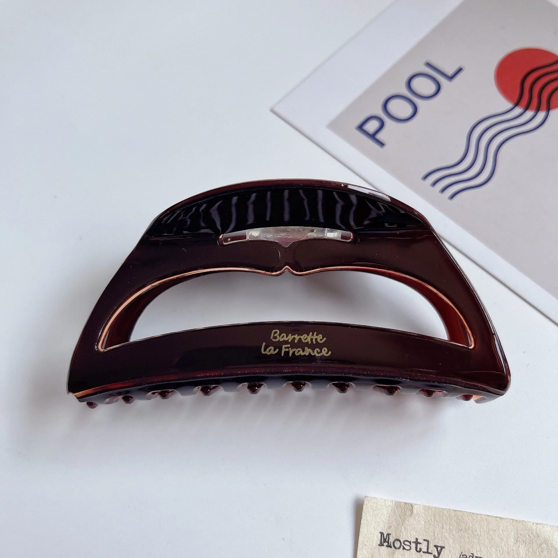 Muweordy-Pinza para el pelo Vintage para mujer, pinza para el pelo de acetato, pinzas para el pelo a la moda, accesorios populares para el cabello