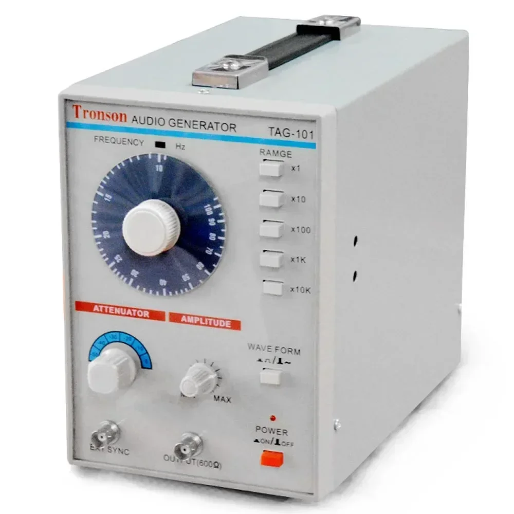 TAG-101 110V 220V Signal Generator Low Frequency Signal Generator Measurement 10Hz-1MHz Audio Adjustable Signal Generator