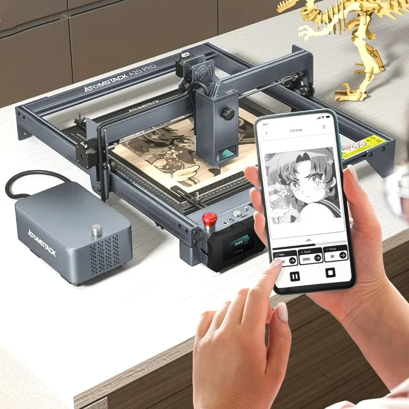 

Xiangyin X20 PRO A20 S20 130W Engraver Metal Diode CNC Metal Marking Acrylic Woodwork Cutting Machine Built-in A