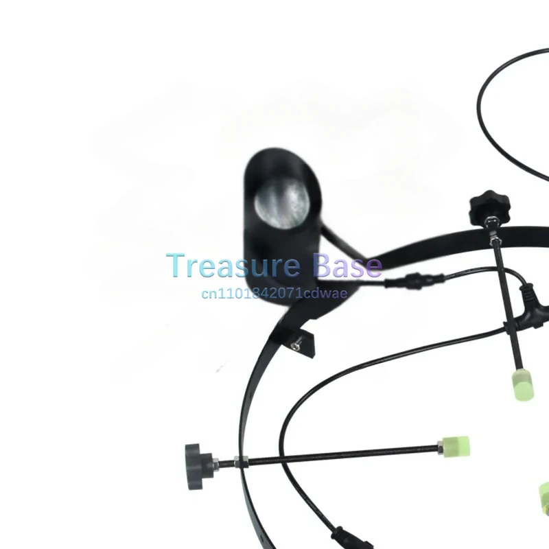 ไฟประดับต้นมะพร้าว LED สำหรับภายนอกอาคาร รูปทรงวงแหวนขึ้นลง สำหรับตกแต่งสวน