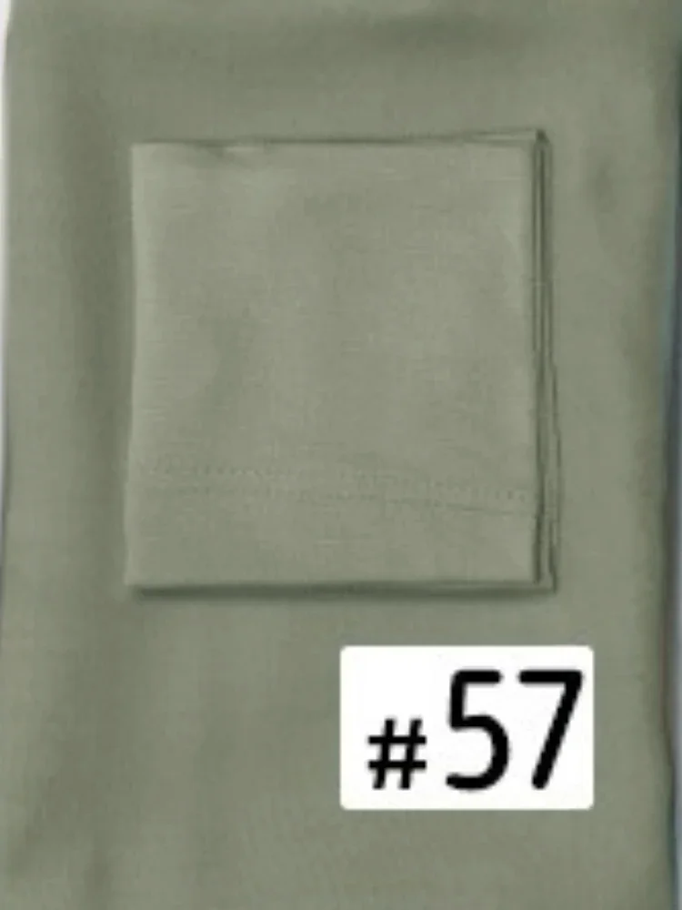84colors Modal Hijab with Modal Undercap Set Basic Stretchy Pullover Headscarf Thin Breathable Sunscreen Head Wrap Hijabs Scarf image 3