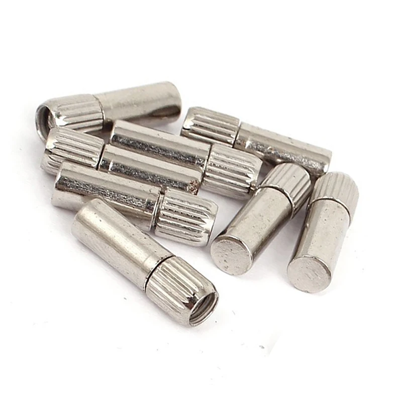 Furniture Cabinet Straight Shelf Supports Pegs Pins 6Mm X 20Mm 10 Pcs