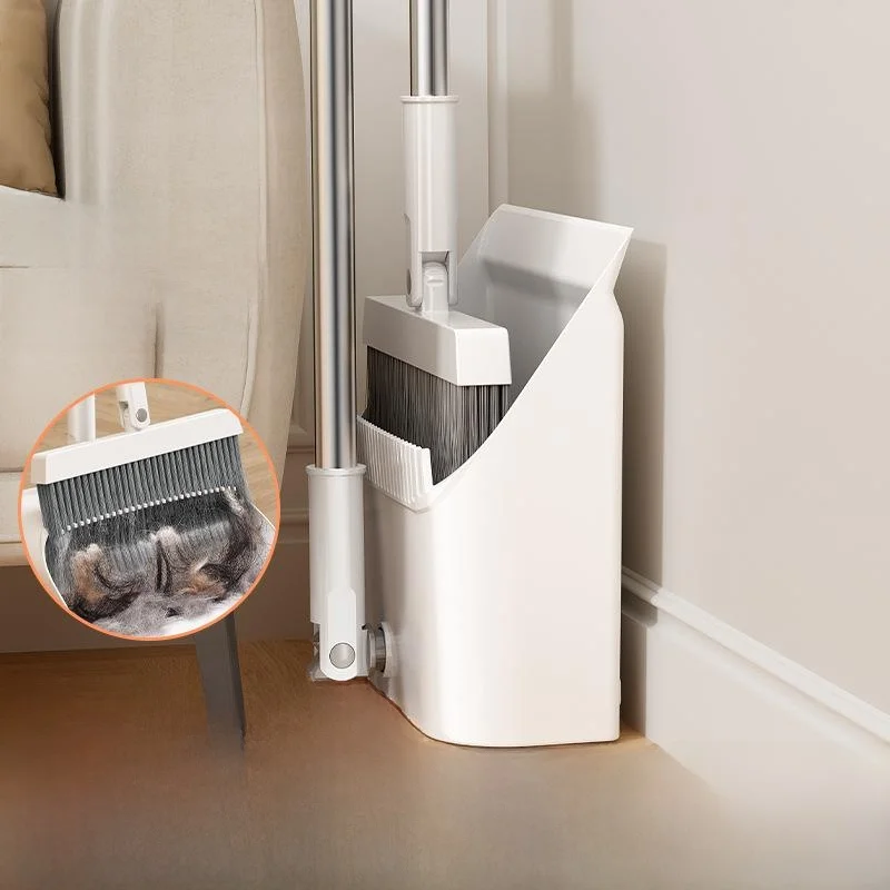 

Broom And Dustpan Set Non-Sti Hair Swee Tools Home Cleaning Gaets Dust Collection Tools Small Paaging Household Items