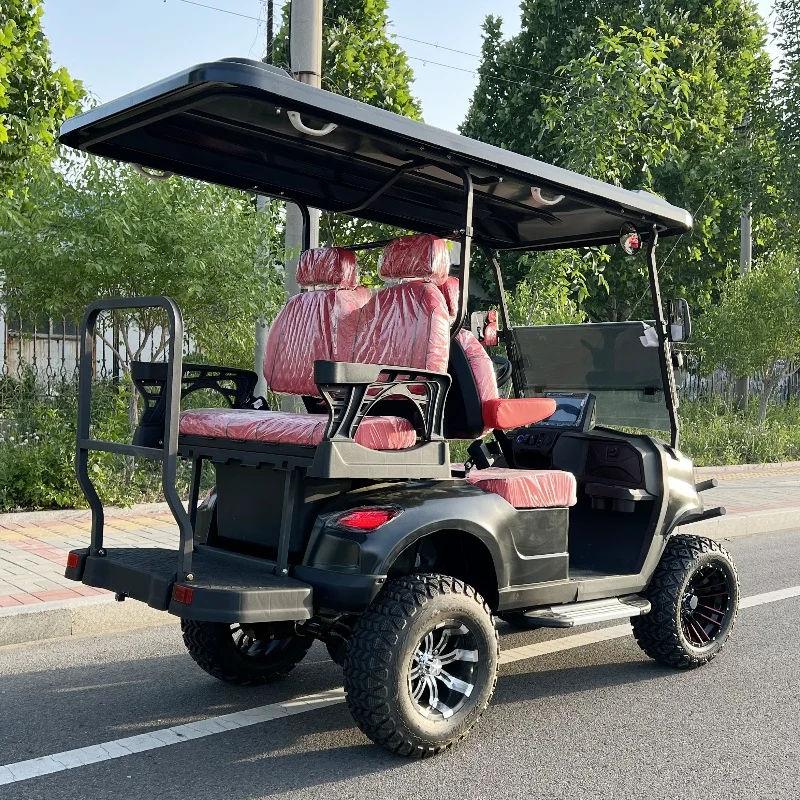 

Custom Design 4 Seater Low Speed Vehicle 4 Wheel Drive Electric Street Legal Golf Cart For Sale