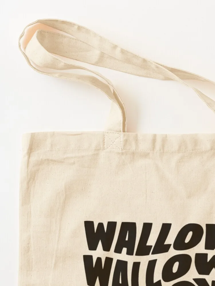 black wallows swirl design Tote Bag canvas tote bags great bag Cloth bag custom tote